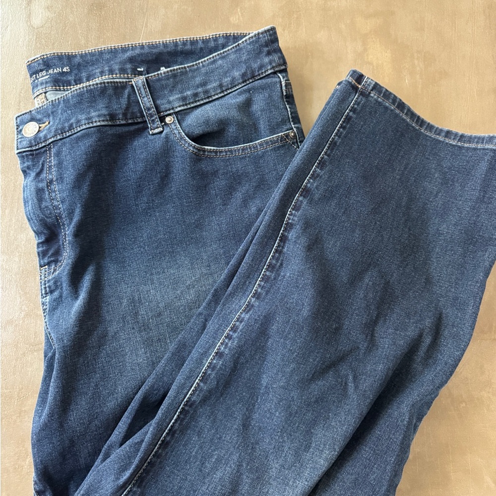 Chico Dark Blue Straight Leg Jeans